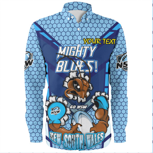 Cockroach Sport Long Sleeve Shirt - Custom Mighty Blues Cockroach Sport Long Sleeve Shirt - Custom Mighty Blues