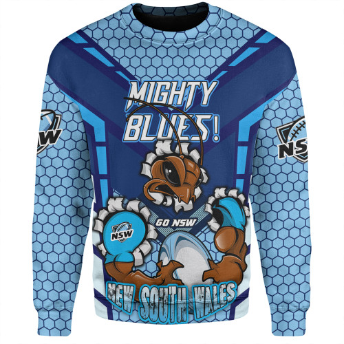 Cockroach Sport Sweatshirt - Custom Mighty Blues