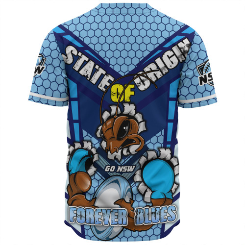 Cockroach Sport Baseball Shirt - Custom Mighty Blues Cockroach Sport Baseball Shirt - Custom Mighty Blues