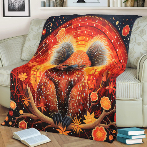 Australia Koala Custom Blanket - Dreaming Art Koala Aboriginal Inspired Blanket Australia Koala Custom Blanket - Dreaming Art Koala Aboriginal Inspired Blanket