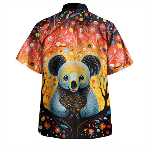 Australia Koala Custom Hawaiian Shirt - Aboriginal Koala With Flowers Hawaiian Shirt Australia Koala Custom Hawaiian Shirt - Aboriginal Koala With Flowers Hawaiian Shirt