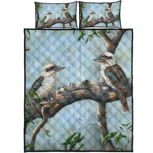 Australia Kookaburra Quilt - Laughing Kookaburras Quilt Australia Kookaburra Quilt - Laughing Kookaburras Quilt
