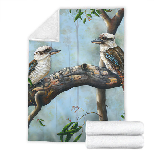 Australia Kookaburra Blanket - Laughing Kookaburras Blanket