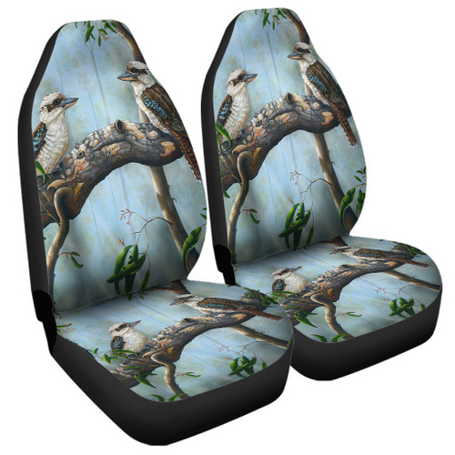 Australia Kookaburra Car Seat Covers - Laughing Kookaburras Car Seat Covers Australia Kookaburra Car Seat Covers - Laughing Kookaburras Car Seat Covers