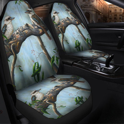 Australia Kookaburra Car Seat Covers - Laughing Kookaburras Car Seat Covers