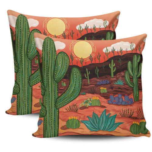 Australia Travelling Pillow Covers - Australian Desert Pillow Covers