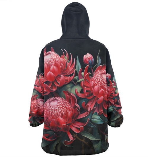 Australia Waratah Snug Hoodie - Red Waratah Flowers Fine Art Ver2 Snug Hoodie Australia Waratah Snug Hoodie - Red Waratah Flowers Fine Art Ver2 Snug Hoodie