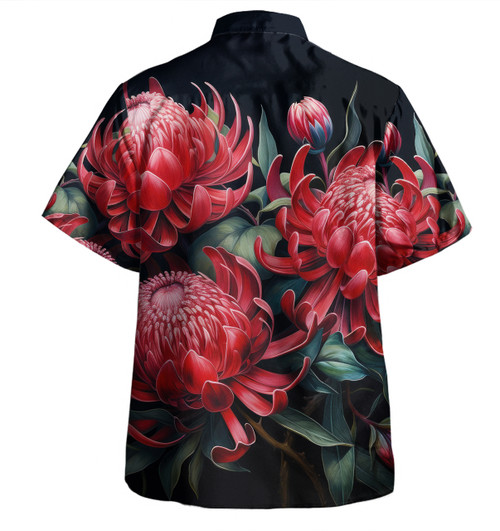Australia Waratah Hawaiian Shirt - Red Waratah Flowers Fine Art Ver2 Hawaiian Shirt Australia Waratah Hawaiian Shirt - Red Waratah Flowers Fine Art Ver2 Hawaiian Shirt