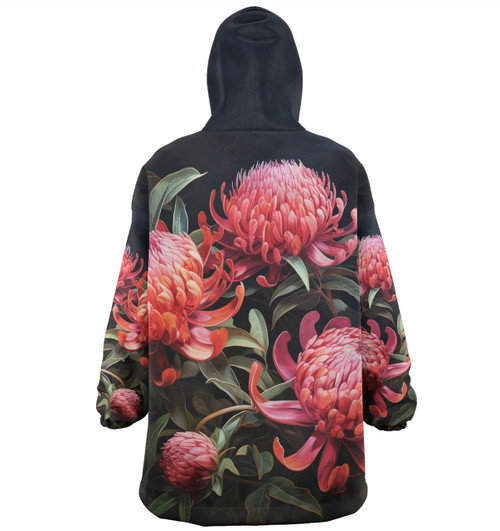 Australia Waratah Snug Hoodie - Red Waratah Flowers Fine Art Ver3 Snug Hoodie Australia Waratah Snug Hoodie - Red Waratah Flowers Fine Art Ver3 Snug Hoodie