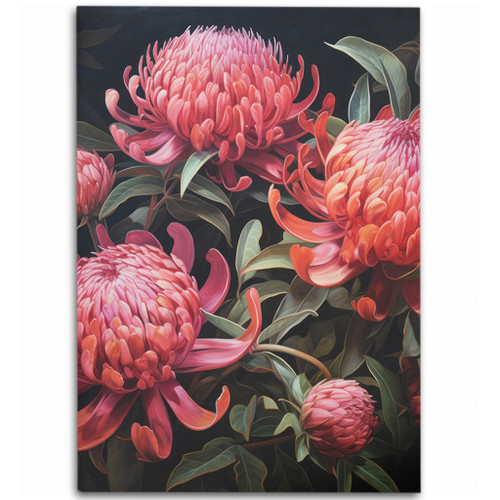 Australia Waratah Area Rug - Red Waratah Flowers Fine Art Ver3 Area Rug Australia Waratah Area Rug - Red Waratah Flowers Fine Art Ver3 Area Rug