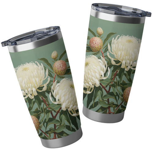 Australia Waratah Tumbler - White Waratah Flowers Fine Art Ver1 Tumbler Australia Waratah Tumbler - White Waratah Flowers Fine Art Ver1 Tumbler