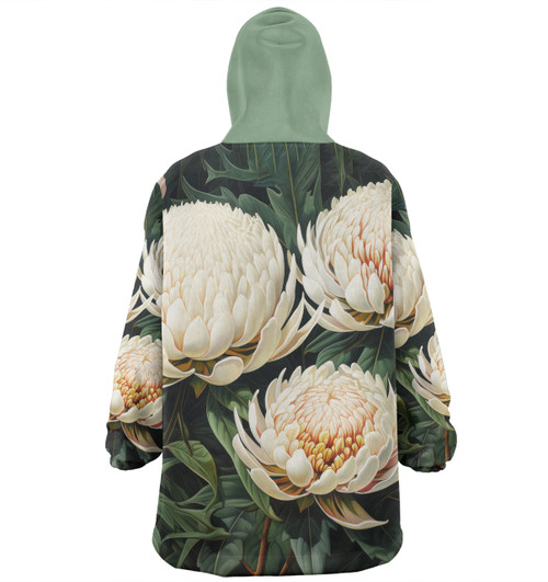 Australia Waratah Snug Hoodie - White Waratah Flowers Fine Art Ver2 Snug Hoodie Australia Waratah Snug Hoodie - White Waratah Flowers Fine Art Ver2 Snug Hoodie