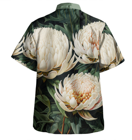 Australia Waratah Hawaiian Shirt - White Waratah Flowers Fine Art Ver2 Hawaiian Shirt Australia Waratah Hawaiian Shirt - White Waratah Flowers Fine Art Ver2 Hawaiian Shirt