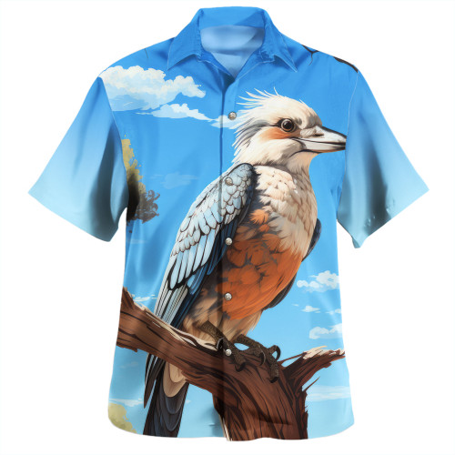 Australia Kookaburra Hawaiian Shirt - Kookaburra With Blue Sky Hawaiian Shirt