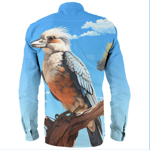 Australia Kookaburra Long Sleeve Shirts - Kookaburra With Blue Sky Long Sleeve Shirts Australia Kookaburra Long Sleeve Shirts - Kookaburra With Blue Sky Long Sleeve Shirts