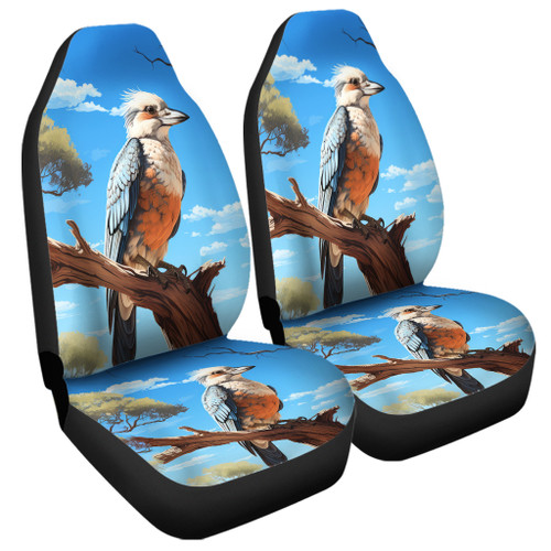 Australia Kookaburra Car Seat Covers - Kookaburra With Blue Sky Car Seat Covers Australia Kookaburra Car Seat Covers - Kookaburra With Blue Sky Car Seat Covers
