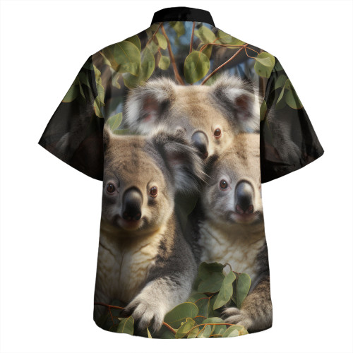Australia Koala Hawaiian Shirt - Three Koalas with Gum Trees Ver1 Hawaiian Shirt Australia Koala Hawaiian Shirt - Three Koalas with Gum Trees Ver1 Hawaiian Shirt