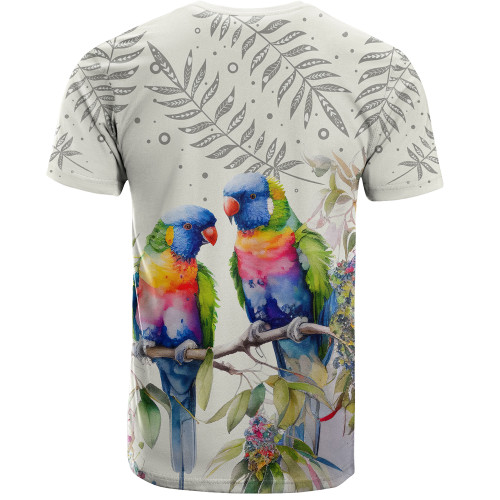Australia Rainbow Lorikeets T-shirt - Rainbow Lorikeets Birds Art T-shirt Australia Rainbow Lorikeets T-shirt - Rainbow Lorikeets Birds Art T-shirt