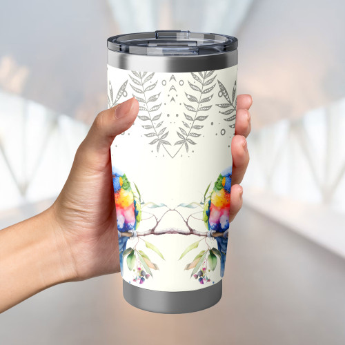 Australia Rainbow Lorikeets Tumbler - Rainbow Lorikeets Birds Art Tumbler Australia Rainbow Lorikeets Tumbler - Rainbow Lorikeets Birds Art Tumbler