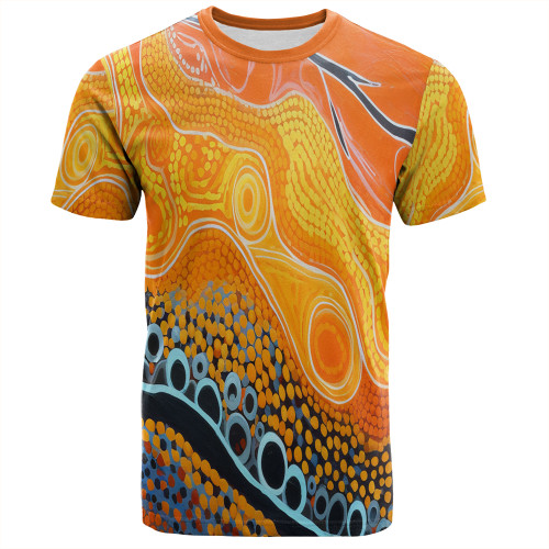 Australia Aboriginal T-shirt - Indigenous Aboriginal Art Dot T-shirt