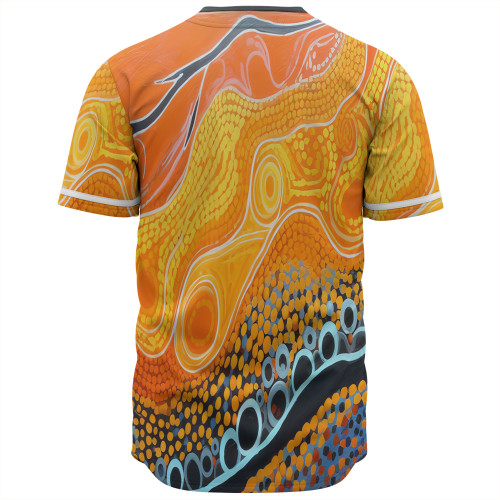 Australia Aboriginal Baseball Shirt - Indigenous Aboriginal Art Dot Baseball Shirt Australia Aboriginal Baseball Shirt - Indigenous Aboriginal Art Dot Baseball Shirt