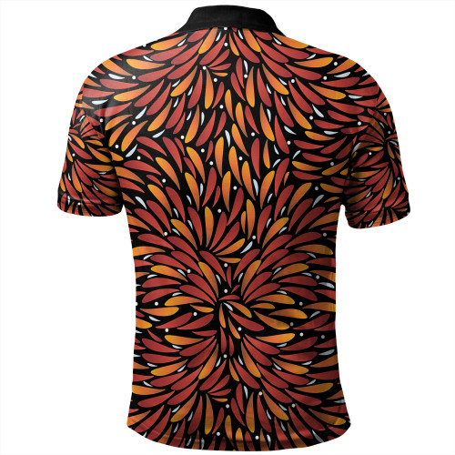 Australia Aboriginal Polo Shirt - Aboriginal Bush Leaves Seamless Texture Polo Shirt Australia Aboriginal Polo Shirt - Aboriginal Bush Leaves Seamless Texture Polo Shirt