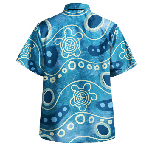Australia Aboriginal Hawaiian Shirt - River With Aboriginal Dot Art Inspired Hawaiian Shirt Australia Aboriginal Hawaiian Shirt - River With Aboriginal Dot Art Inspired Hawaiian Shirt