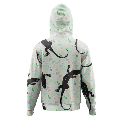 Australia Goanna Hoodie - Aboriginal Goanna Dot Art Colorful Inspired  Hoodie Australia Goanna Hoodie - Aboriginal Goanna Dot Art Colorful Inspired  Hoodie
