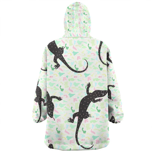 Australia Goanna Snug Hoodie - Aboriginal Goanna Dot Art Colorful Inspired  Snug Hoodie Australia Goanna Snug Hoodie - Aboriginal Goanna Dot Art Colorful Inspired  Snug Hoodie
