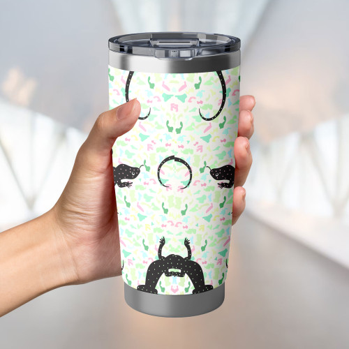 Australia Goanna Tumbler - Aboriginal Goanna Dot Art Colorful Inspired  Tumbler Australia Goanna Tumbler - Aboriginal Goanna Dot Art Colorful Inspired  Tumbler