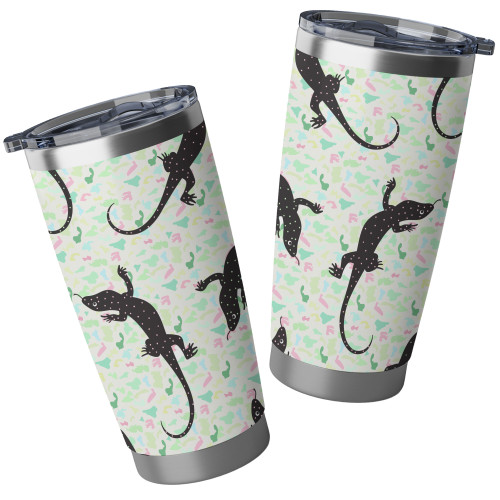 Australia Goanna Tumbler - Aboriginal Goanna Dot Art Colorful Inspired  Tumbler Australia Goanna Tumbler - Aboriginal Goanna Dot Art Colorful Inspired  Tumbler