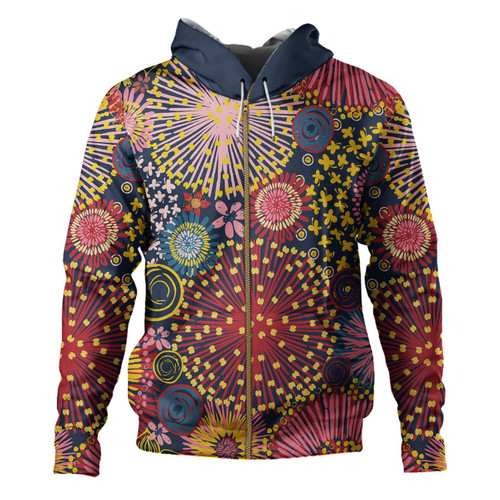 Australia Blooming Bright Flowers Hoodie - Blooming Bright Flowers Meadow Seamless Art Inspired Hoodie Australia Blooming Bright Flowers Hoodie - Blooming Bright Flowers Meadow Seamless Art Inspired Hoodie
