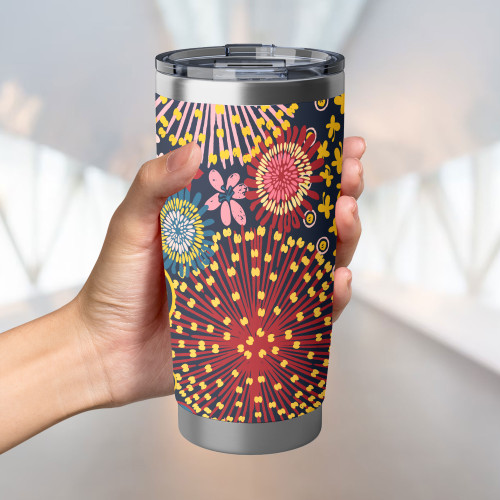 Australia Blooming Bright Flowers Tumbler - Blooming Bright Flowers Meadow Seamless Art Inspired Tumbler Australia Blooming Bright Flowers Tumbler - Blooming Bright Flowers Meadow Seamless Art Inspired Tumbler