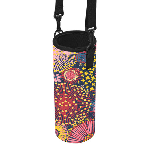 Australia Blooming Bright Flowers Water Bottle Sleeve - Blooming Bright Flowers Meadow Seamless Art Inspired Water Bottle Sleeve Australia Blooming Bright Flowers Water Bottle Sleeve - Blooming Bright Flowers Meadow Seamless Art Inspired Water Bottle Sleeve