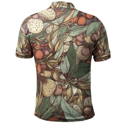 Australia Gumtree Polo Shirt - Australian Native Plants Polo Shirt Australia Gumtree Polo Shirt - Australian Native Plants Polo Shirt
