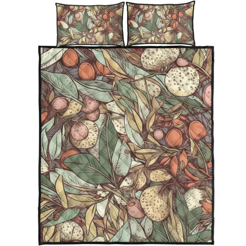 Australia Gumtree Quilt Bed Set - Australian Native Plants Quilt Bed Set Australia Gumtree Quilt Bed Set - Australian Native Plants Quilt Bed Set