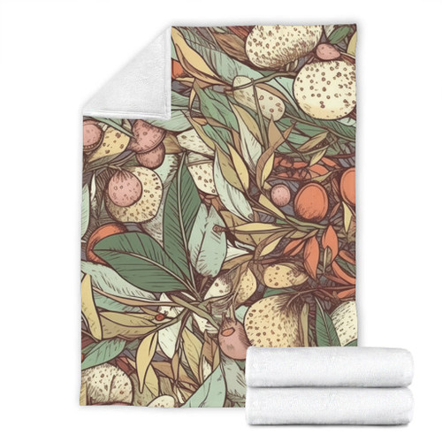 Australia Gumtree Blanket - Australian Native Plants Blanket Australia Gumtree Blanket - Australian Native Plants Blanket