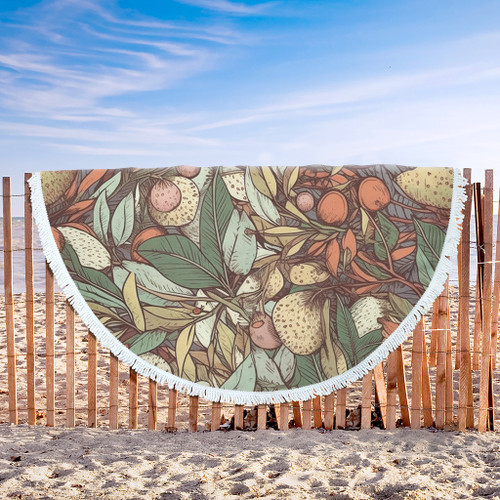 Australia Gumtree Beach Blanket - Australian Native Plants Beach Blanket Australia Gumtree Beach Blanket - Australian Native Plants Beach Blanket