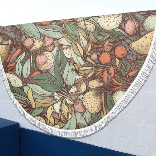 Australia Gumtree Beach Blanket - Australian Native Plants Beach Blanket Australia Gumtree Beach Blanket - Australian Native Plants Beach Blanket