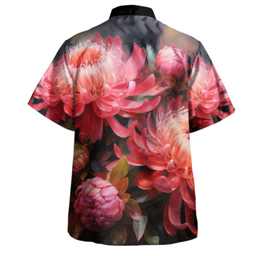 Australia Waratah Hawaiian Shirt - Waratah Oil Painting Abstract Ver1 Hawaiian Shirt Australia Waratah Hawaiian Shirt - Waratah Oil Painting Abstract Ver1 Hawaiian Shirt