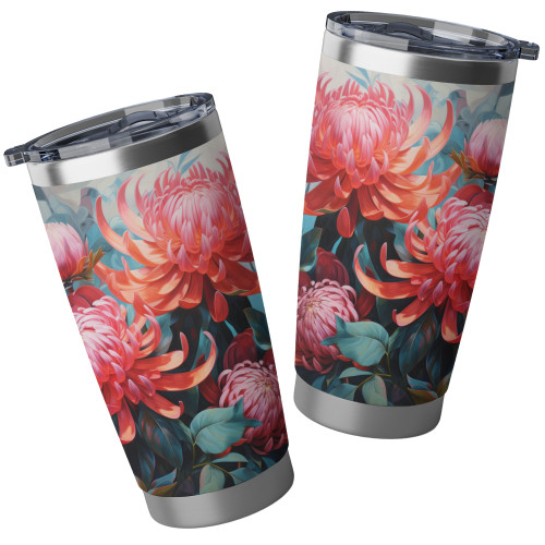 Australia Waratah Tumbler - Waratah Oil Painting Abstract Ver5 Tumbler Australia Waratah Tumbler - Waratah Oil Painting Abstract Ver5 Tumbler