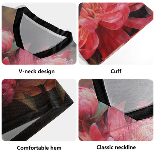 Australia Waratah Rugby Jersey - Waratah Oil Painting Abstract Ver1 Rugby Jersey