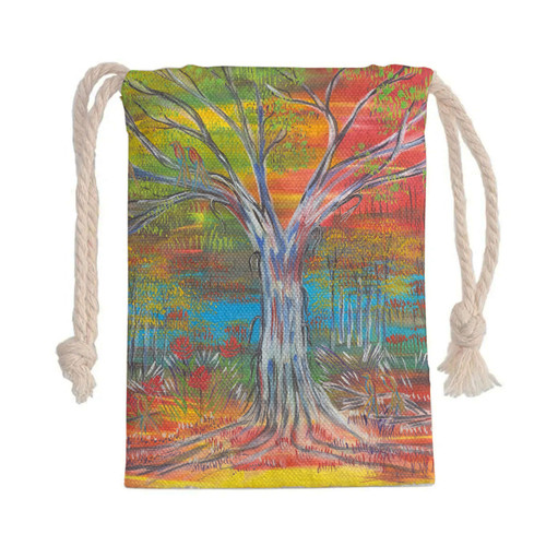 Australia Gumtree Drawstring Bag - Dreaming Gumtree Drawstring Bag Australia Gumtree Drawstring Bag - Dreaming Gumtree Drawstring Bag
