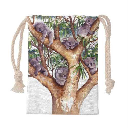Australia Koala Drawstring Bag - Koala Sleeping Little One Drawstring Bag Australia Koala Drawstring Bag - Koala Sleeping Little One Drawstring Bag