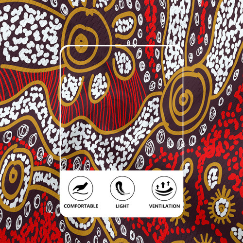 Australia Aboriginal Rugby Jersey - Aboriginal Contemporary Dot Inspired Design Rugby Jersey Australia Aboriginal Rugby Jersey - Aboriginal Contemporary Dot Inspired Design Rugby Jersey