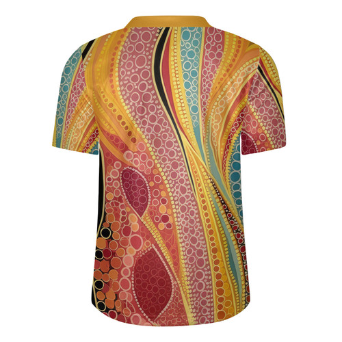 Australia Aboriginal Rugby Jersey - Aboriginal Indigenous Art Inspired Design Rugby Jersey Australia Aboriginal Rugby Jersey - Aboriginal Indigenous Art Inspired Design Rugby Jersey