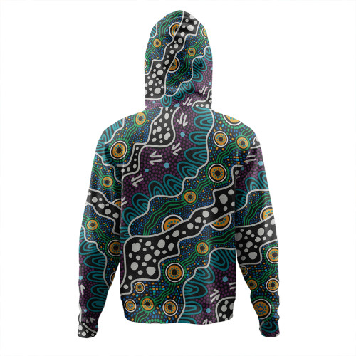 Australia Aboriginal Hoodie - Dot Painting Art Hoodie