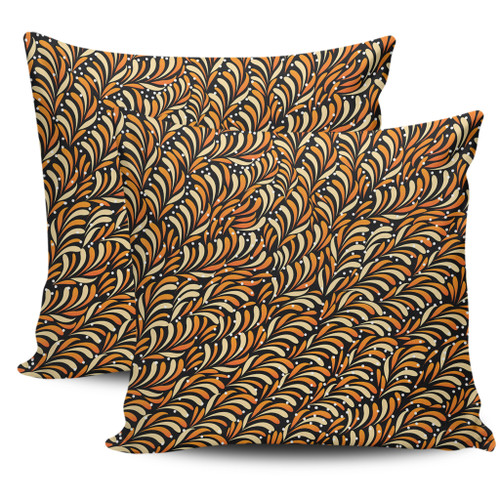 Australia Aboriginal Pillow Covers - Seamless Bush Leaves Pillow Covers Australia Aboriginal Pillow Covers - Seamless Bush Leaves Pillow Covers