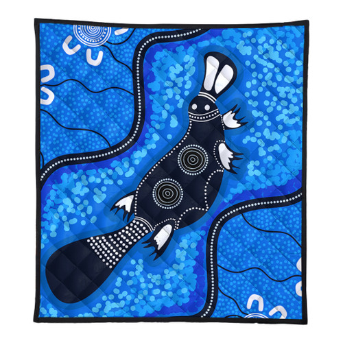 Australia Aboriginal Quilt - Platypus Art Quilt