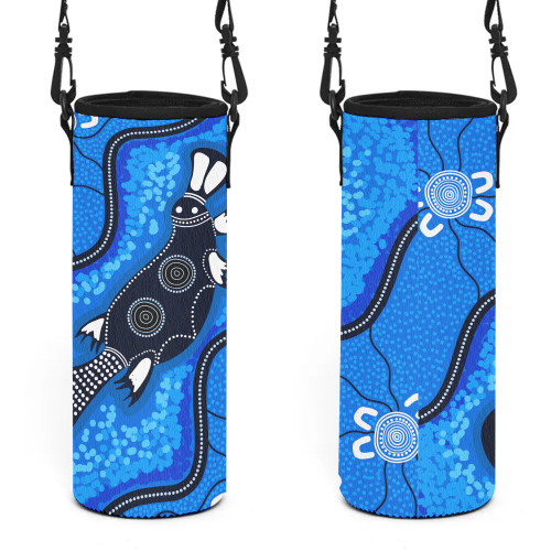 Australia Aboriginal Water Bottle Sleeve - Platypus Art Water Bottle Sleeve Australia Aboriginal Water Bottle Sleeve - Platypus Art Water Bottle Sleeve